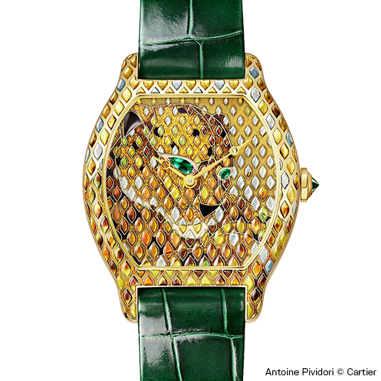 「トーチュ」パンテール メティエダール（“Tortue” Panthère Métiers d'Art）
