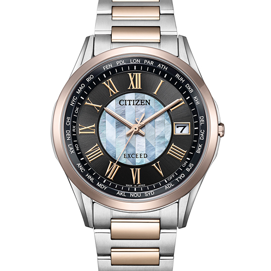 シチズン エクシード エコ・ドライブ電波時計 「誓いの矢」限定モデル（CB1115-68W）