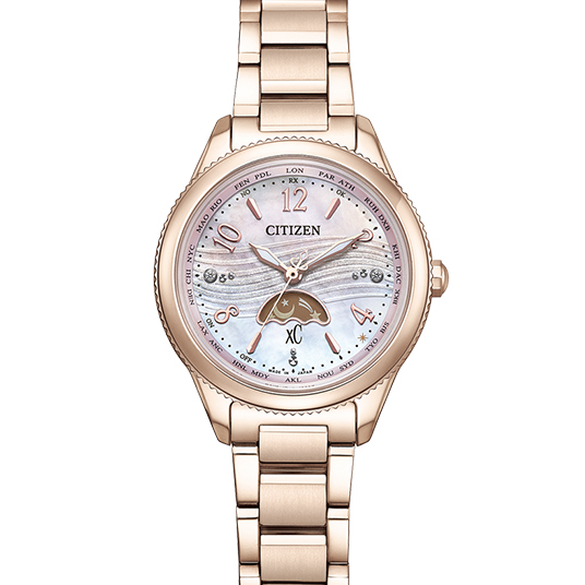 シチズン クロスシー daichi collection エコ・ドライブ電波時計 ティタニア ハッピーフライト 限定モデル（EE1004-65N）