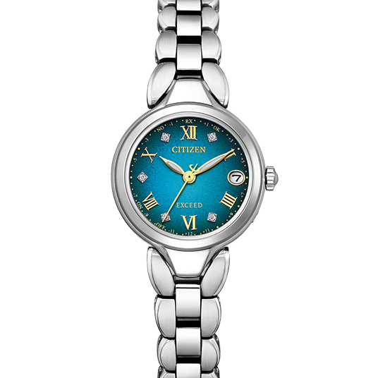 シチズン エクシード エコ・ドライブ電波時計 限定ペアモデル（ES9470-68W）