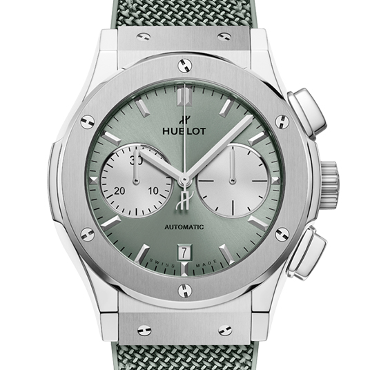 クラシック・フュージョン クロノグラフ チタニウム セージグリーン（Classic Fusion Chronograph Titanium Sage Green）