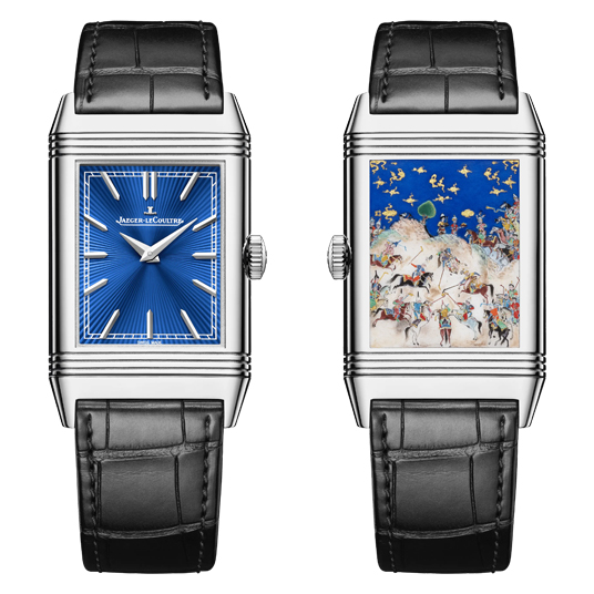 レベルソ・トリビュート・エナメル ‘シャー・ナーメ’ - アフラースィヤーブの前でポロをするシヤーヴァシュ（Reverso Tribute Enamel Shahnameh - Siyavush Plays Polo Before Afrasiyab）