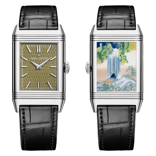 レベルソ・トリビュート・エナメル・葛飾北斎 諸国瀧巡り - 美濃ノ国養老の滝（Reverso Tribute Enamel Hokusai - The Waterfall at Yōrō）