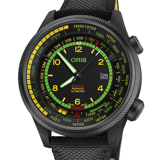 オリス×バンフォード プロパイロット アルティメーター “ミッション コントロール”（Oris × Bamford ProPilot Altimeter "Mission Control"）