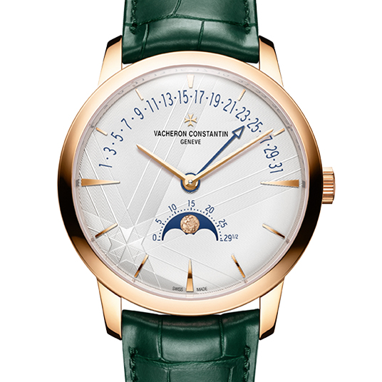 パトリモニー・ムーンフェイズ・レトログラード・デイト（Patrimony Moon Phase Retrograde Date）