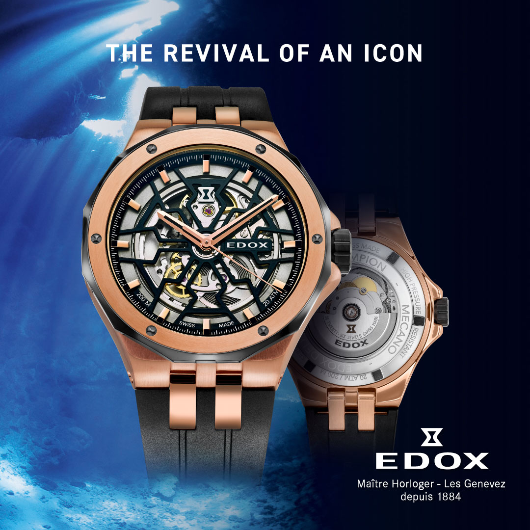 EDOX Campaign | エドックス キャンペーン in H.Q. by HARADA(イオンモール徳島1F) | 11.1 Sun. - 30 Mon.