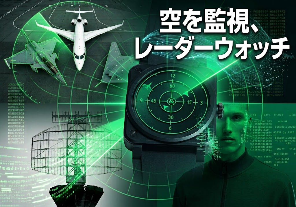  【完売必至】ベル＆ロス「BR-03 グリーンレーダー」登場！ダッソー社戦闘機が舞う究極のアビエーションウォッチを徹底解剖！