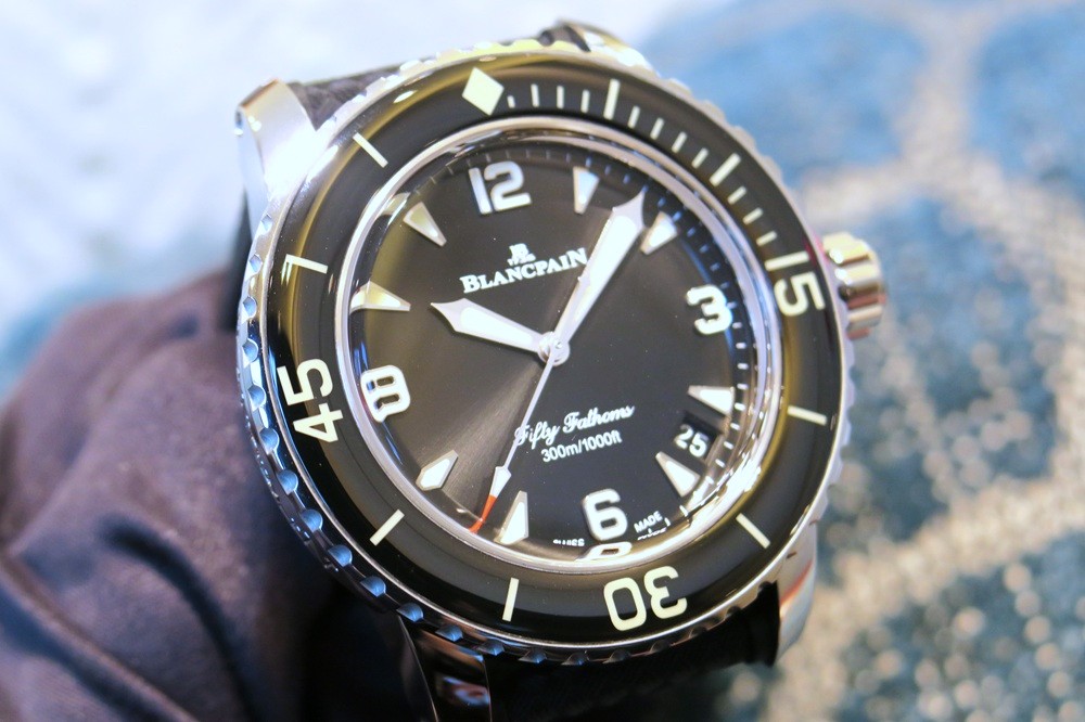 【ブランパン】人気の42mm径のステンレススティールが再入荷いたしました！_フィフティファゾムス オートマティック_5010 1130 B64A