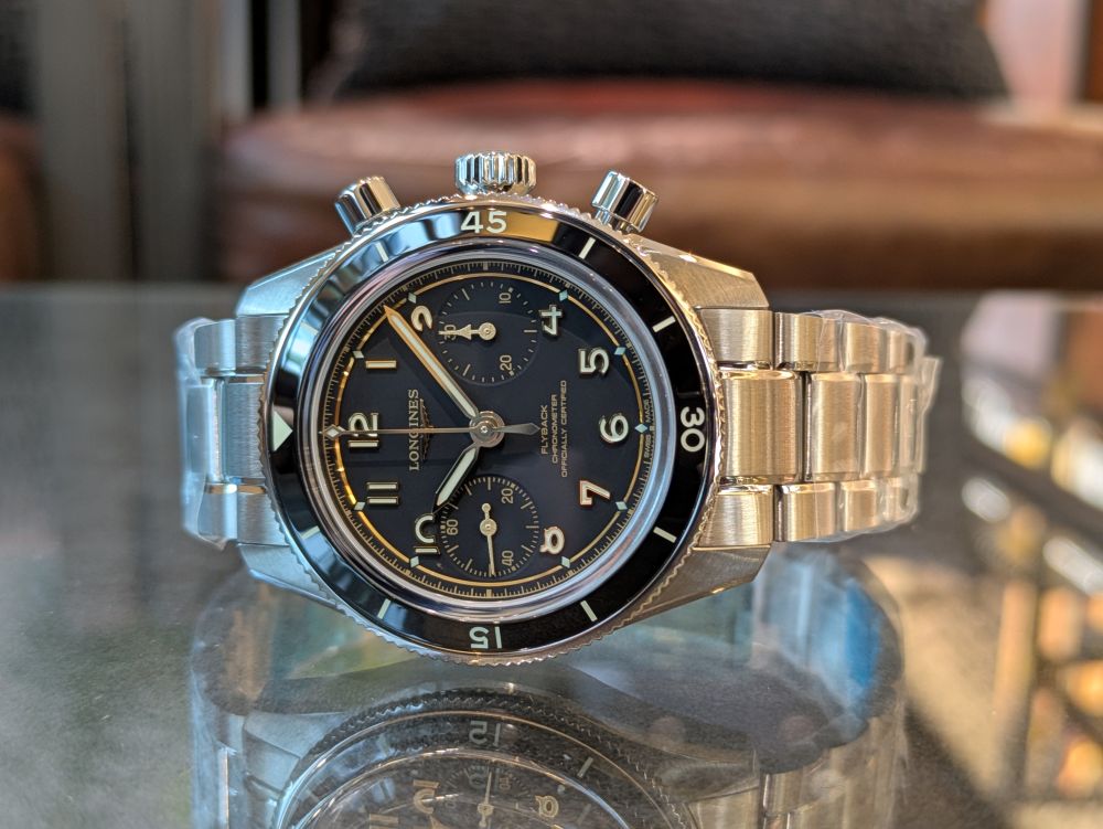  【ロンジン】大注目の人気モデルが再入荷です！_スピリット パイロット フライバック_L3.721.4.53.6