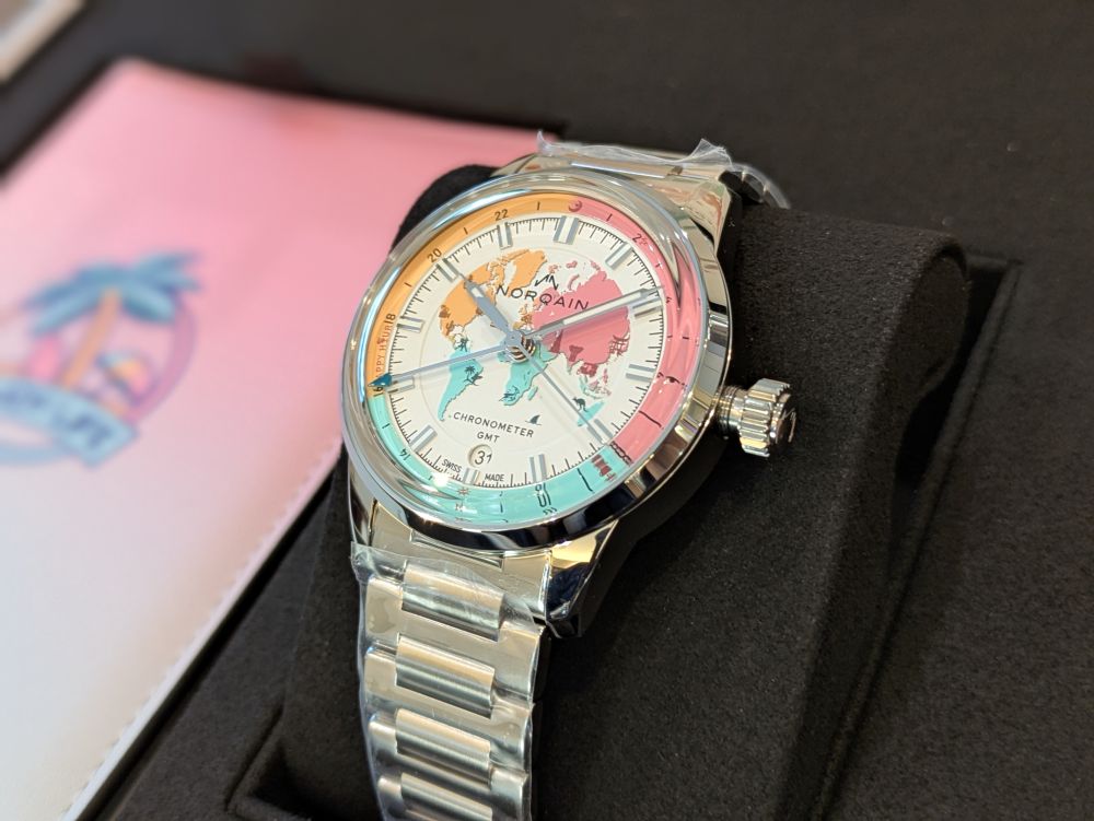  【ノルケイン】フリーダムGMT“HOLYDAY”実機入荷しました。