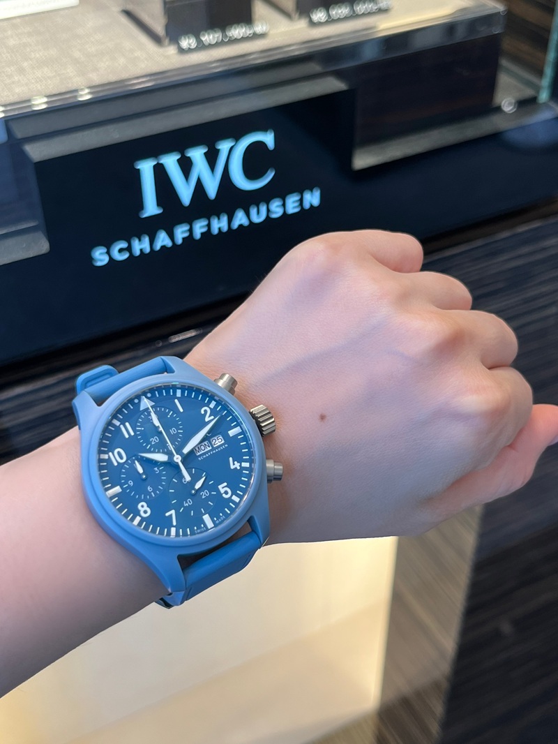 IWC パイロット・ウォッチ・クロノグラフ 41 トップガン・ミラマー IW389409：夏の腕元を彩る限定モデルが入荷！