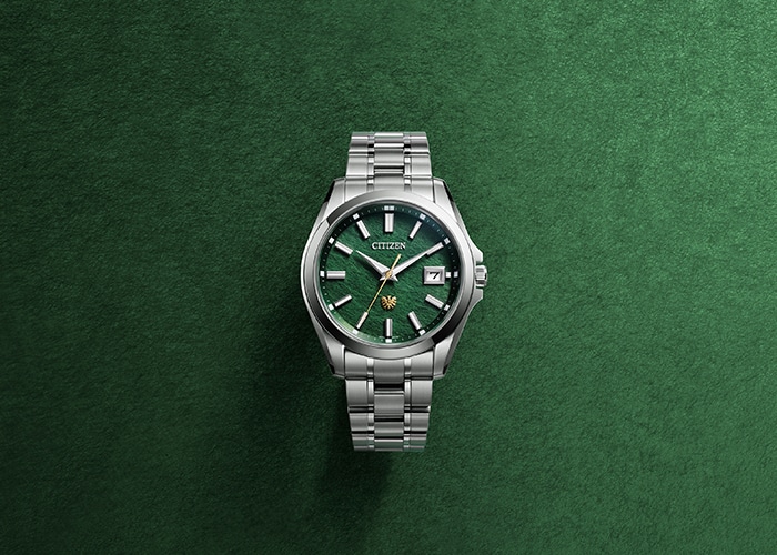 初めての草木染緑和紙文字板モデル 『The CITIZEN』 エコ・ドライブ50周年限定で登場