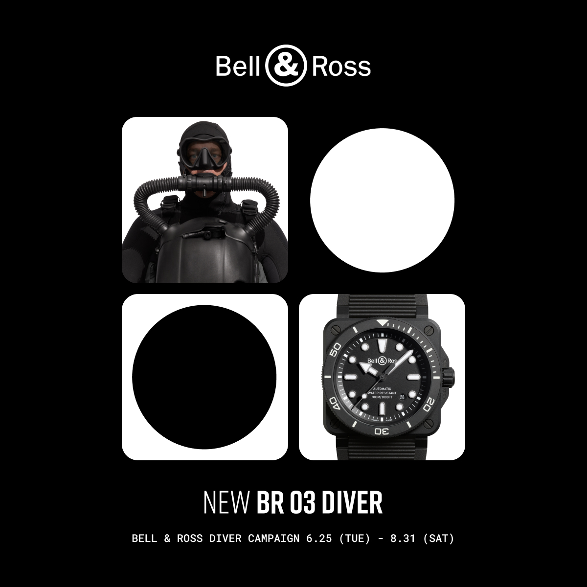 Bell&Ross　DIVER　CAMPAIGN　2024