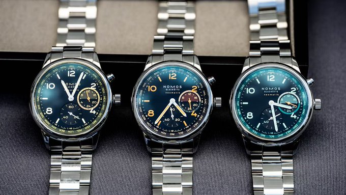 【新作情報】ノモス(NOMOS)　クラブ・スポーツ ネオマティック ワールドタイマーに限定エディションの新色が登場！