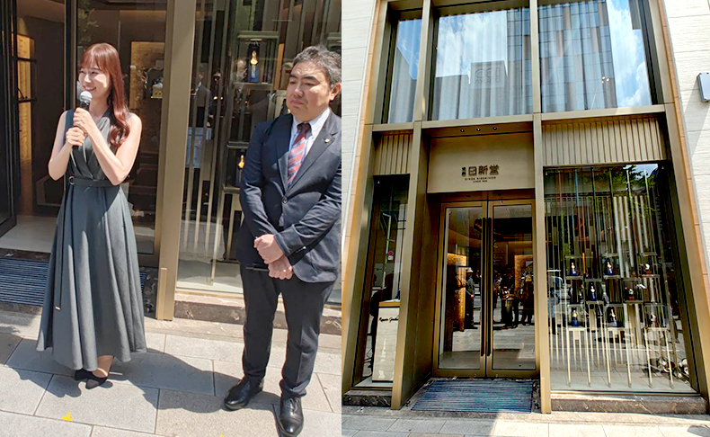 日新堂 銀座本店がリニューアルオープン。ローマン・ゴティエ サロン誕生を祝う華やかなセレモニーを開催