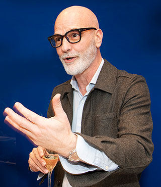 今回のイベントに参加するため、フランス・モルトーの本社から駆けつけたマネージング・ディレクターのパトリック・ジングさん