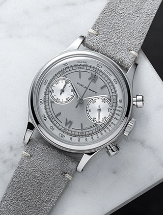 2021年の創立時に発表し、同年のGPHGで“Horological Revelation Prize（オロロジカル・レヴェレイション賞。“時計製造の革新”賞）”を受賞した「Mr.Grey（ミスター・グレイ）」（Ref.1041-A）