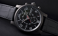 MONTBLANC(�����u����) �����u���� �^�C���E�H�[�J�[ �c�B���t���C �N���m�O���t�iMontblanc TimeWalker Twinfly Chronograph Black Titanium�j