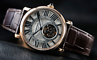 CARTIER(�J���e�B�G) ���g���h �h�D �J���e�B�G �t���C���O �g�D�[���r���� �E�H�b�`PG�iRotonde de Cartier Flying Tourbillon watch�j