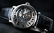 CARTIER(�J���e�B�G) ���g���h �h�D �J�h���� �����F �g�D�[���r���� �E�H�b�`�@WG�iRotonde de Cartier Cadran Lov&eacute; Tourbillon watch�j