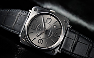 Bell & Ross(�x�������X) BRS �I�t�B�T�[ �V���o�[�iBRS OFFICER Silver)